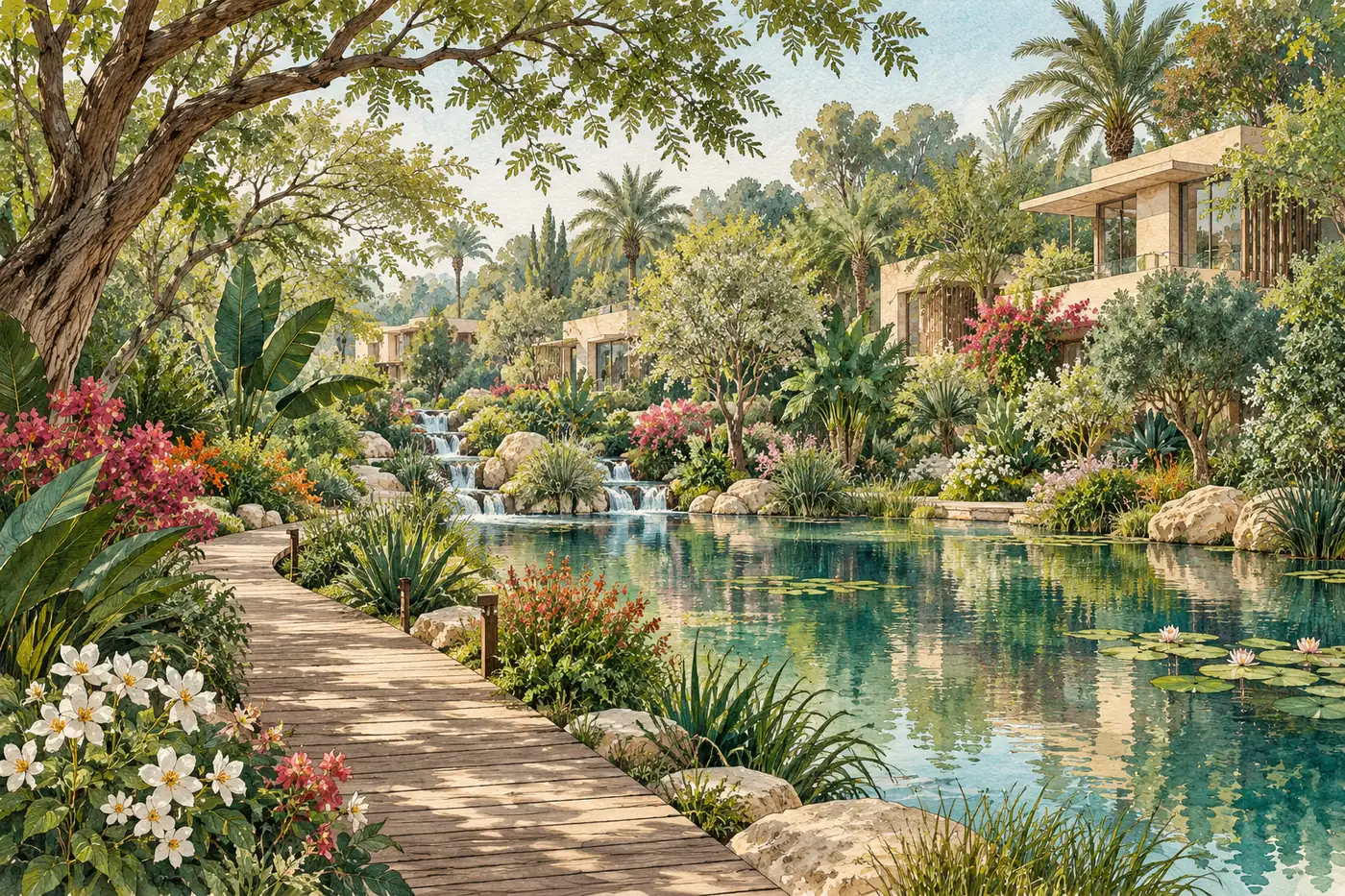 Illustration of Al Barari