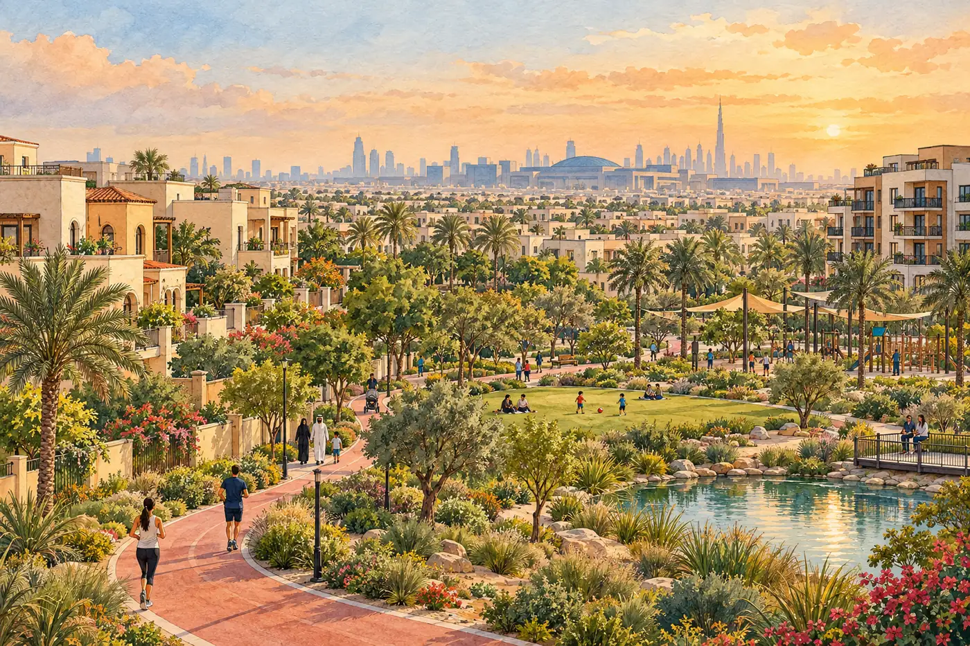 Illustration of Al Barsha