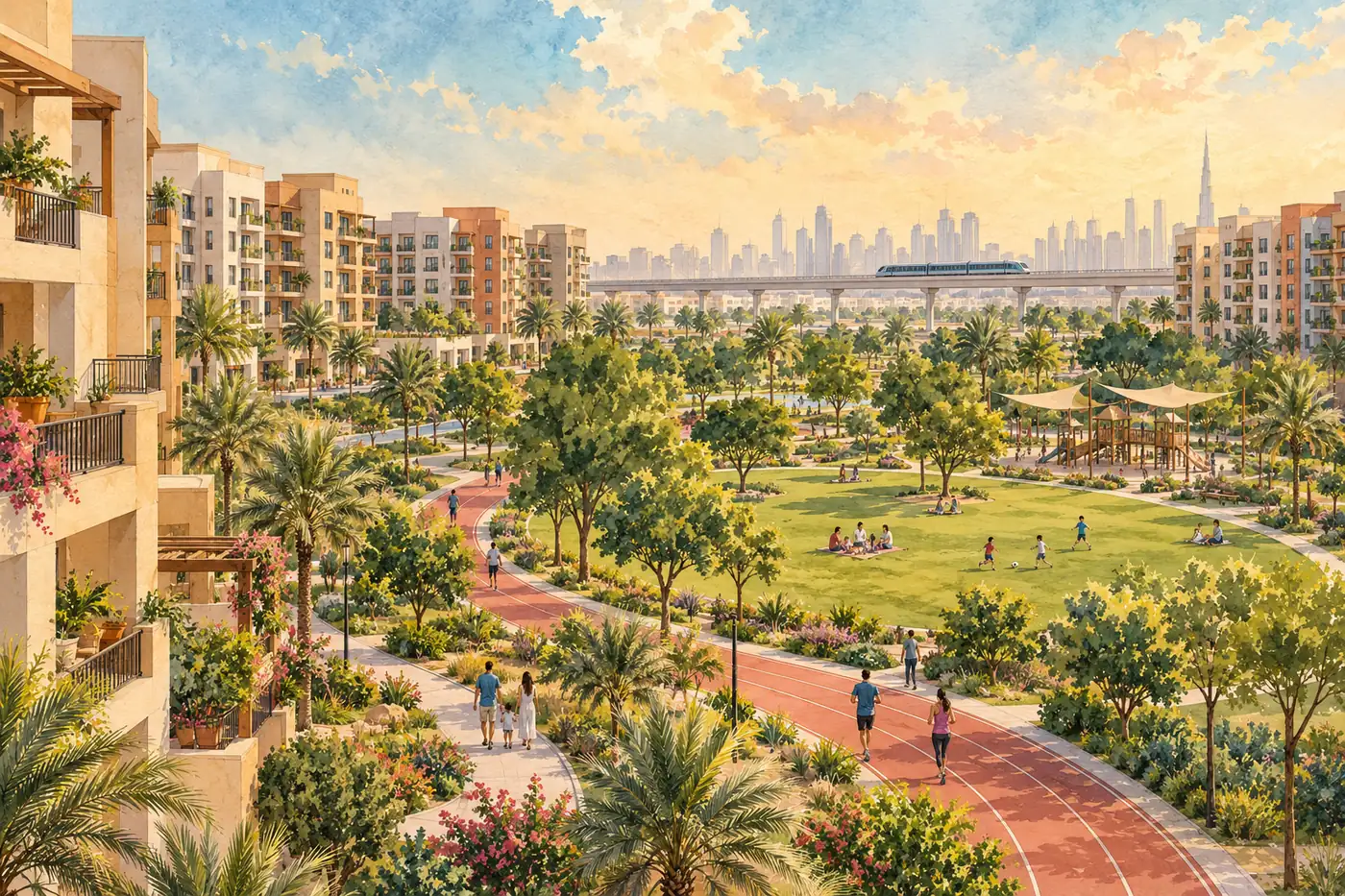 Illustration of Al Nahda & Al Qusais