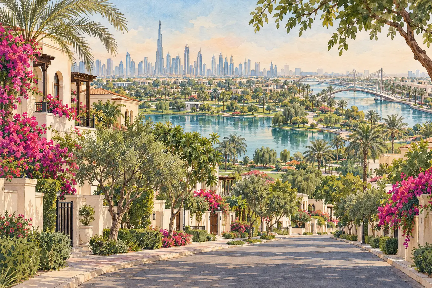 Illustration of Al Safa & Al Wasl