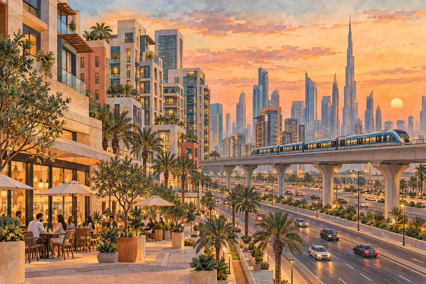 Illustration of Barsha Heights (Tecom)