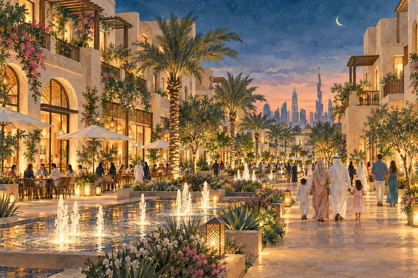 Illustration of City Walk