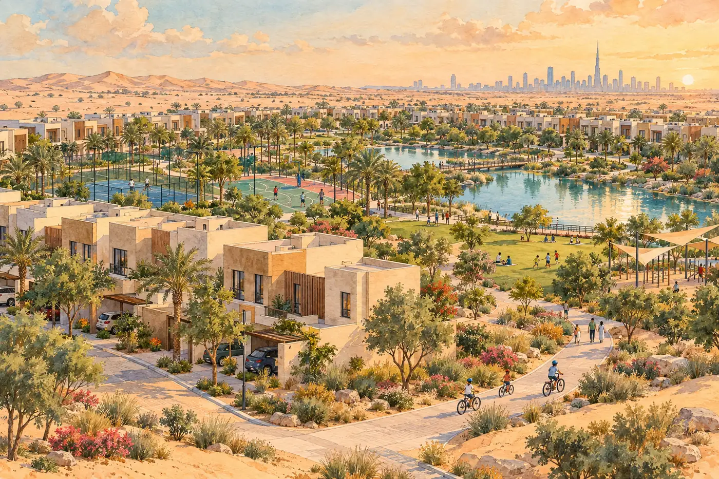 Illustration of DAMAC Hills 2