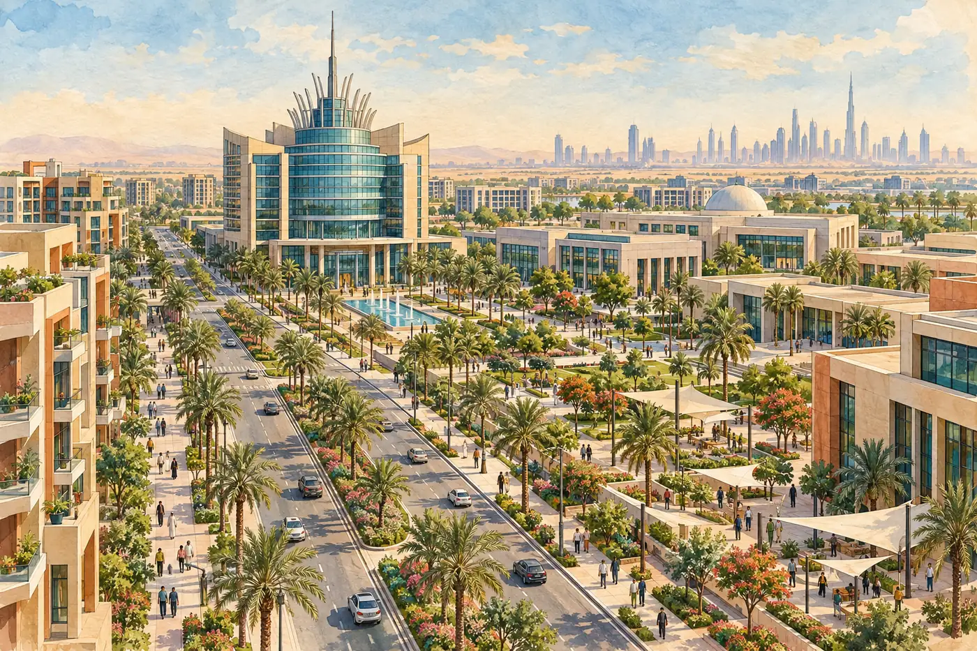 Illustration of Dubai Silicon Oasis