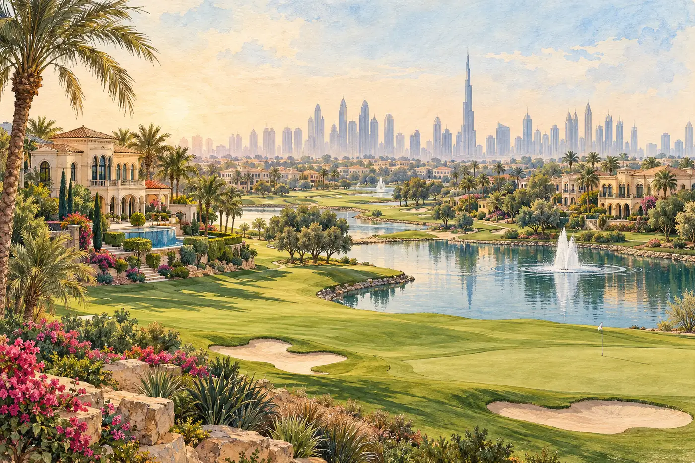 Illustration of Emirates Hills
