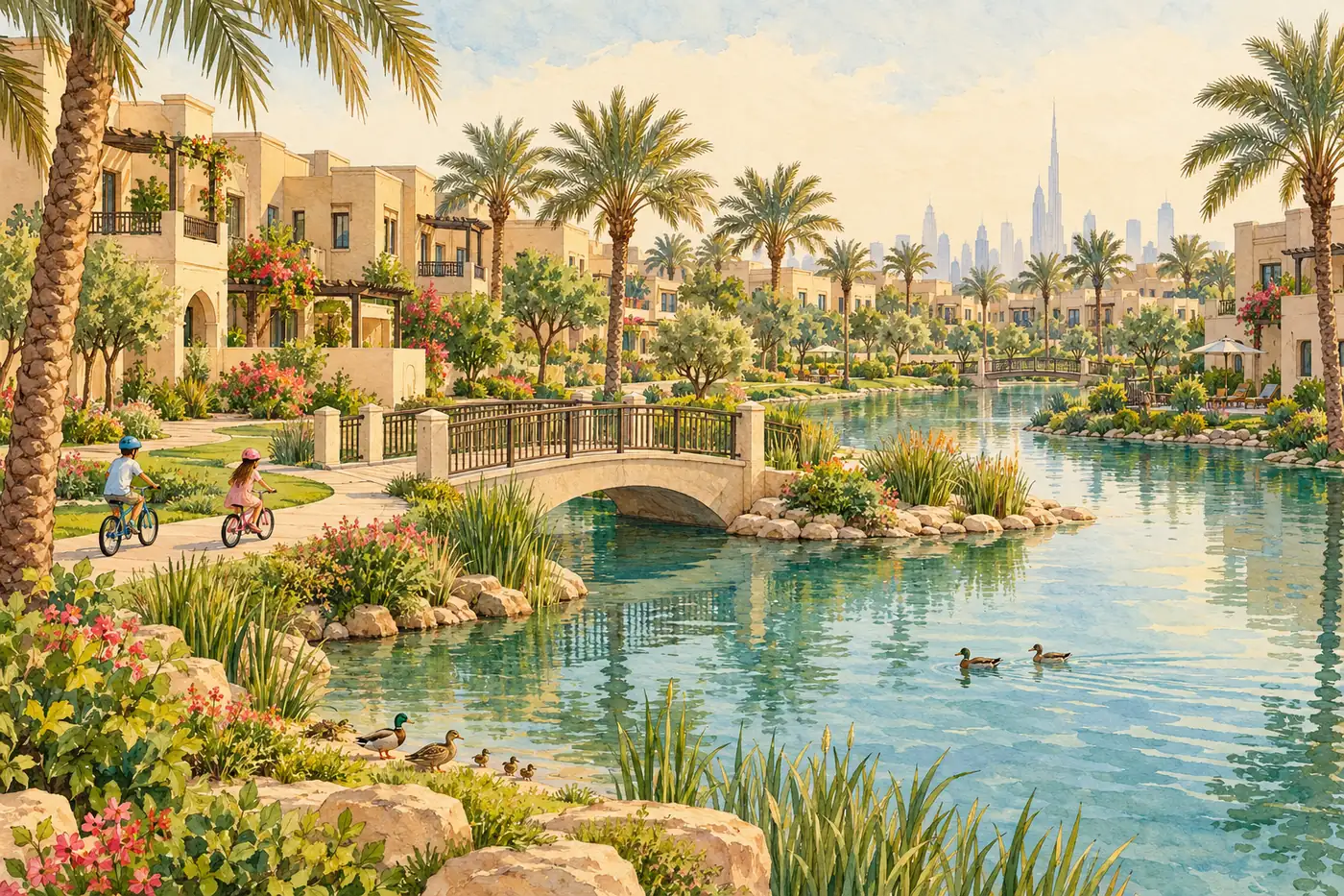 Illustration of Emirates Living (The Springs, The Meadows, The Lakes)