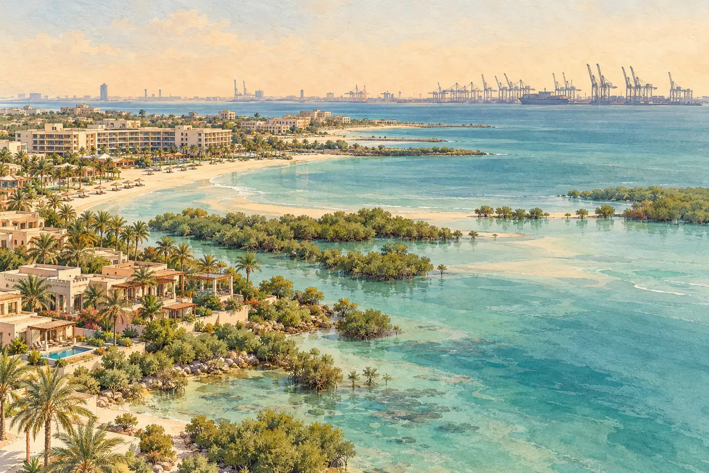 Illustration of Jebel Ali