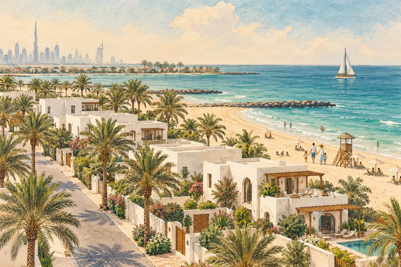 Illustration of Jumeirah (Jumeirah 1-3)