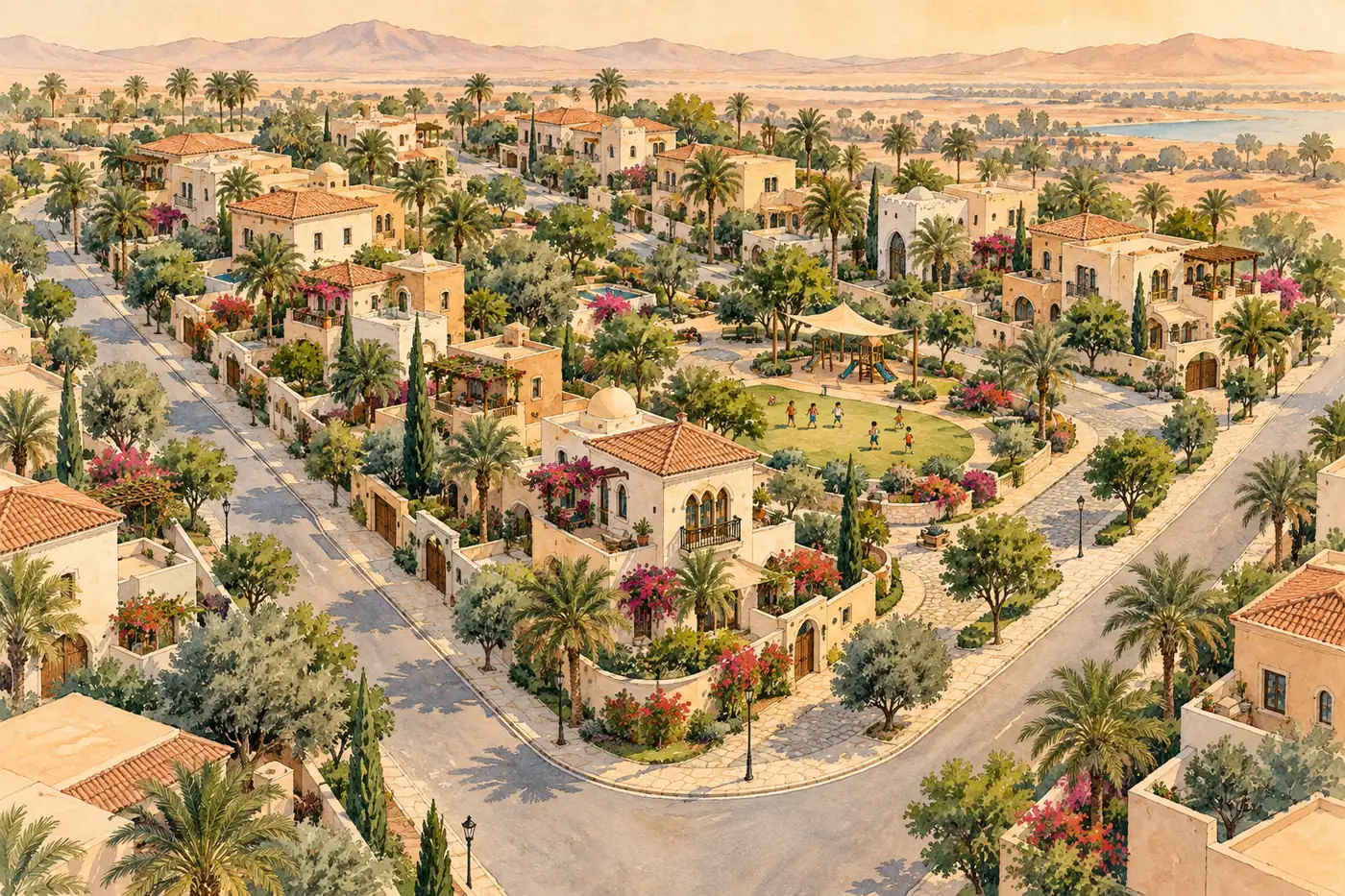 Illustration of Jumeirah Village Triangle
