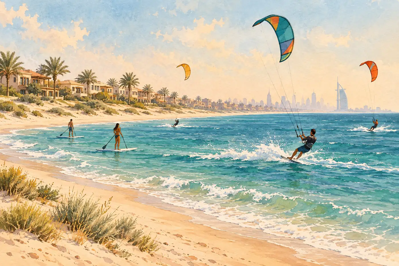 Illustration of Umm Suqeim